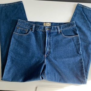 LL BEAN Classic Jeans Size 16